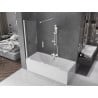 Mexen Velar paravan cadă de duș cu 2 uși glisante 150 x 150 cm, transparent, alb - 896-150-000-01-20