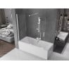 Paravan cadă duș Mexen Velar cu 2 uși glisante 160 x 150 cm, transparent, alb - 896-160-000-01-20