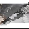 Mexen Velar paravan cadă 2-aripi culisant 170 x 150 cm, transparent, Albă - 896-170-000-01-20