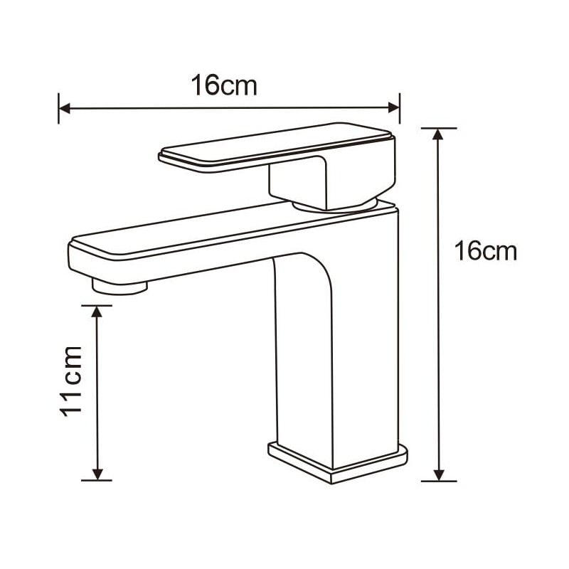 Mexen Cetus baterie pentru chiuvetă, aurie - 744300-50