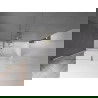 Mexen Velar paravan cadă 2-aripi culisant 160 x 150 cm, transparent, Auriu - 896-160-000-01-50