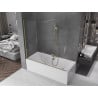 Mexen Velar paravan cadă cu 2 uși culisante 170 x 150 cm, transparent, aurie - 896-170-000-01-50
