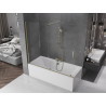 Mexen Velar paravan de cadă cu 2 aripi culisante 180 x 150 cm, transparent, auriu - 896-180-000-01-50