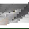 Mexen Velar paravan de baie cu 2 uși glisante 170 x 150 cm, transparent, auriu satin - 896-170-000-01-55