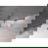 Mexen Velar paravan cadă 2-aripi culisant 180 x 150 cm, transparent, Roz-auriu - 896-180-000-01-60