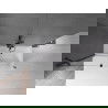 Mexen Velar paravan cadă 2-aripi culisant 160 x 150 cm, transparent, Neagră - 896-160-000-01-70
