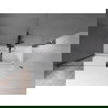 Mexen Velar paravan cadă 2-aripi culisant 180 x 150 cm, transparent, Neagră - 896-180-000-01-70