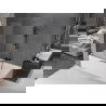 Mexen Velar paravan de cadă cu 2 uși glisante 160 x 150 cm, transparent, gri armă periat - 896-160-000-01-66