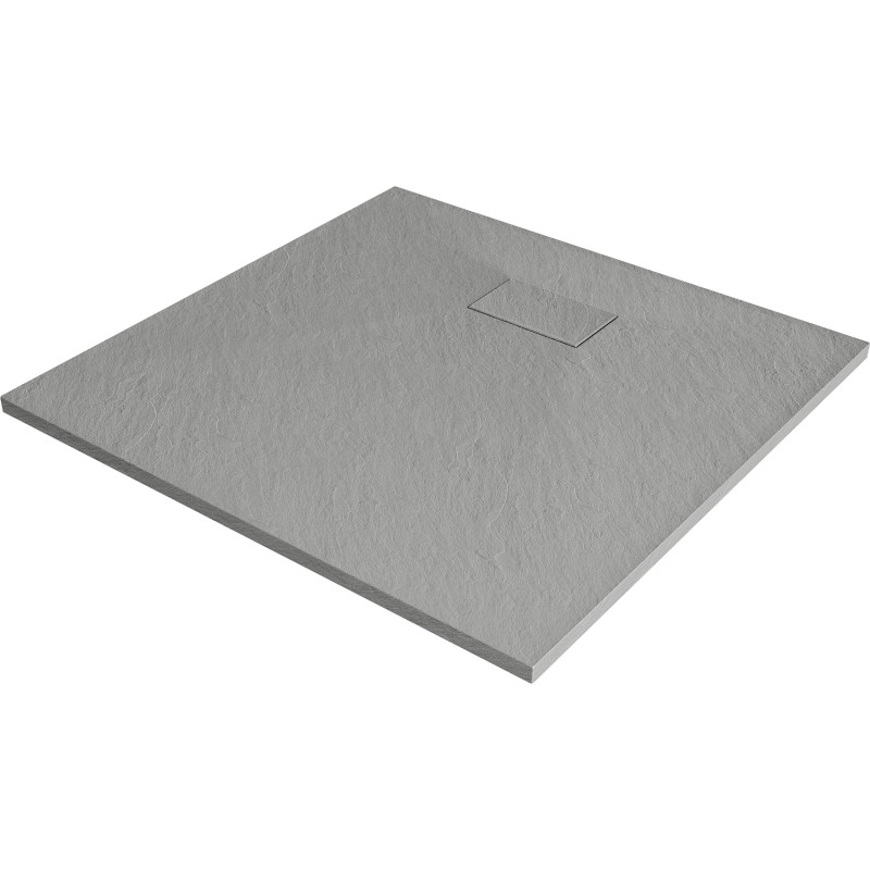 Mexen Hugo SMC négyzet alakú zuhanytálca 70 x 70 cm, szürke - 42617070