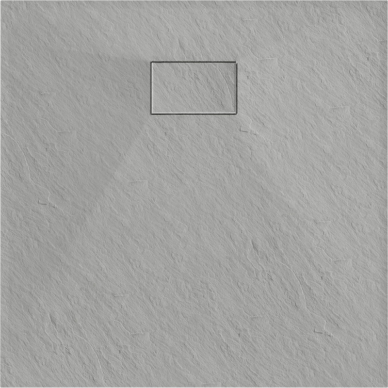 Mexen Hugo SMC négyzet alakú zuhanytálca 70 x 70 cm, szürke - 42617070