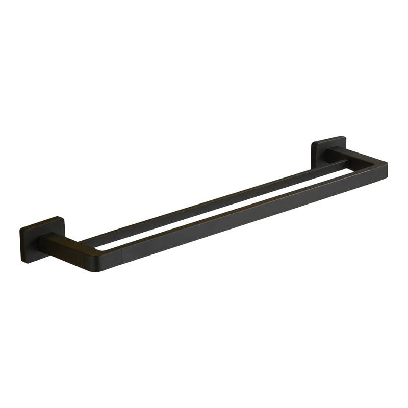 Mexen Asis cuier dublu pentru prosop, negru - 7017625-70