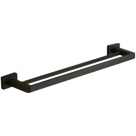 Mexen Asis cuier dublu pentru prosop, negru - 7017625-70