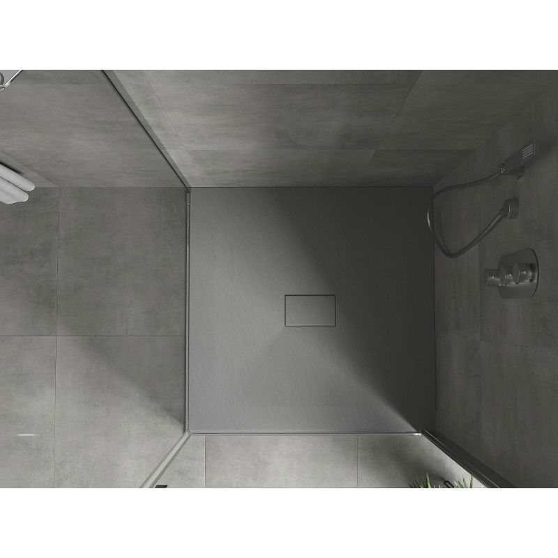 Mexen Hugo cădiță de duș pătrată SMC 100 x 100 cm, gri - 42611010