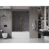 Mexen Velar Duo paravan cadă 2-aripi culisant 140 x 150 cm, transparent, Auriu - 896-140-000-02-50