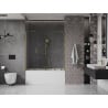 Mexen Velar Duo paravan cadă 2-aripi culisant 150 x 150 cm, transparent, Auriu - 896-150-000-02-50