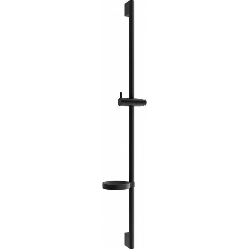 Mexen DS zuhanyrúd szappantartóval 90 cm, Fekete - 79383-70