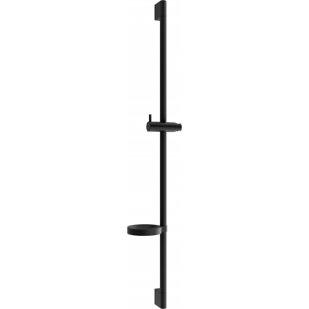 Mexen DS zuhanyrúd szappantartóval 90 cm, Fekete - 79383-70