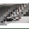 Mexen Velar Duo paravan cadă 2-aripi culisant 160 x 150 cm, transparent, Cupru cu aspect periat - 896-160-000-02-65