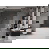 Mexen Velar Duo paravan cadă 2-aripi culisant 160 x 150 cm, transparent, Cupru cu aspect periat - 896-160-000-02-65