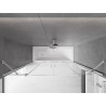 Mexen Velar Duo kétszárnyú, toló fürdőszobai paraván 180 x 150 cm, átlátszó, króm - 896-180-000-02-01