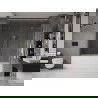 Mexen Velar Duo paravan cadă 2-aripi culisant 170 x 150 cm, transparent, Auriu - 896-170-000-02-50