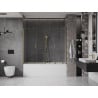Mexen Velar Duo paravan cadă 2-aripi culisant 200 x 150 cm, transparent, Auriu - 896-200-000-02-50