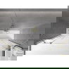 Mexen Velar Duo 2 szárnyas kádparaván mozgatható 200 x 150 cm, Átlátszó, arany - 896-200-000-02-50