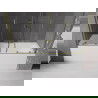 Mexen Velar Duo paravan cadă 2-aripi culisant 170 x 150 cm, transparent, auriu cu aspect periat - 896-170-000-02-55