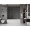 Mexen Velar Duo paravan pentru cadă cu 2 aripi culisante 170 x 150 cm, transparent, auriu periat - 896-170-000-02-55