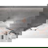 Mexen Velar Duo paravan cadă 2-aripi culisant 200 x 150 cm, transparent, Roz-auriu - 896-200-000-02-60