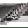 Mexen Velar Duo paravan cadă 2-aripi culisant 170 x 150 cm, transparent, Cupru cu aspect periat - 896-170-000-02-65