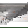 Mexen Velar Duo paravan cadă 2-aripi culisant 170 x 150 cm, transparent, Cupru cu aspect periat - 896-170-000-02-65