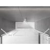 Mexen Velar Duo paravan cadă cu 2 canate glisante 200 x 150 cm, transparent, alb - 896-200-000-02-20