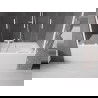 Mexen Velar Duo paravan cadă 2-aripi culisant 170 x 150 cm, transparent, Albă - 896-170-000-02-20