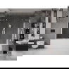 Mexen Velar Duo paravan cadă 2-aripi culisant 170 x 150 cm, transparent, Albă - 896-170-000-02-20