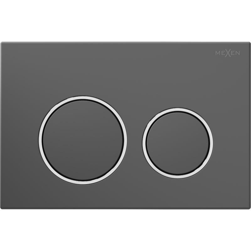 Buton de spălare Mexen Fenix 07 XS, gun gray - 600766