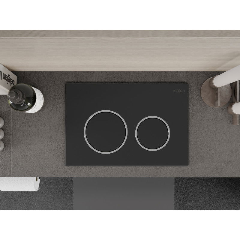 Mexen Fenix 07 XS buton de clătire, gri armă - 600766