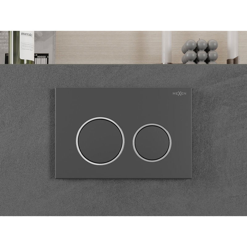 Mexen Fenix 07 XS buton de clătire, gri armă - 600766