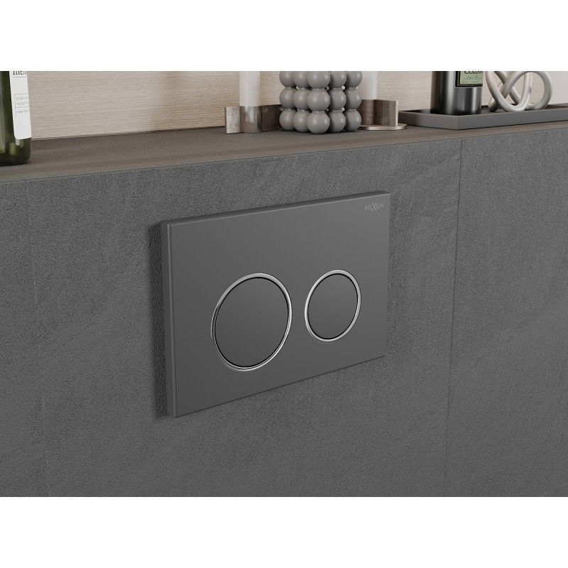 Mexen Fenix 07 XS buton de clătire, gri armă - 600766
