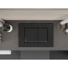 Mexen Fenix 10 XS, buton de clătire, gri armă - 601066