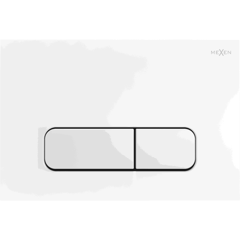 Mexen Fenix 02 öblítőgomb, matt fehér - 600220