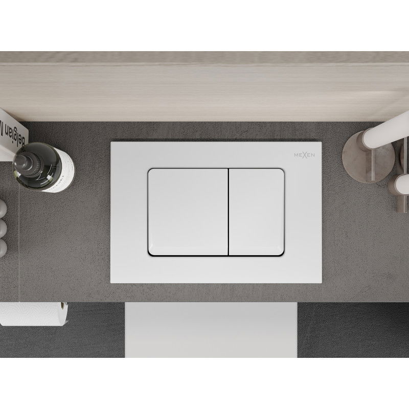 Mexen Fenix 10 XS buton de spălare, alb mat - 601020