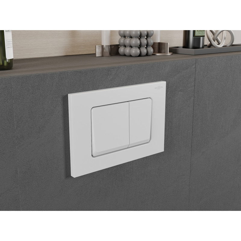 Mexen Fenix 10 XS buton de spălare, alb mat - 601020