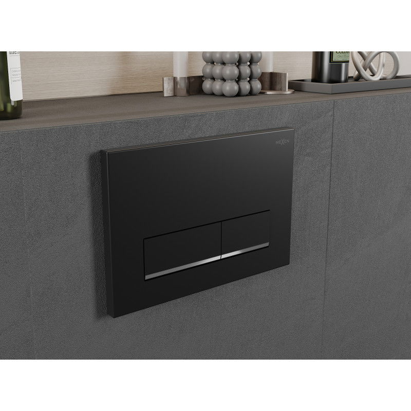 Mexen Fenix 12 buton de spălare, negru mat - 601203
