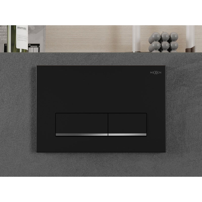 Mexen Fenix 12 buton de spălare, negru mat - 601203