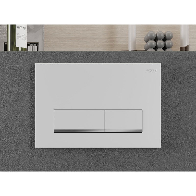 Mexen Fenix 12 nyomógomb, matt fehér - 601220