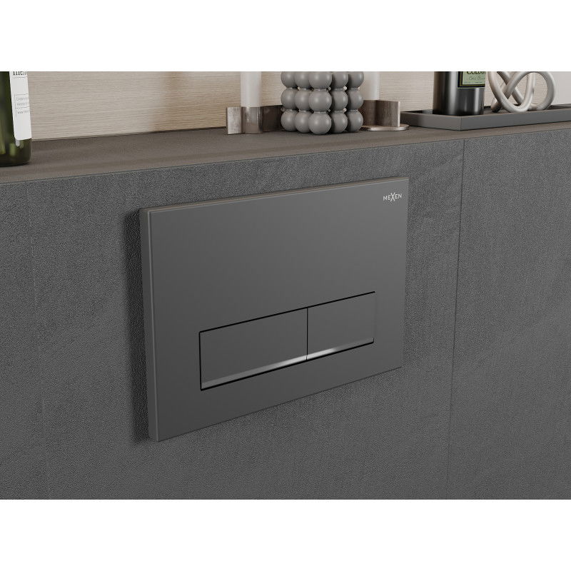 Mexen Fenix 12 buton de spălare, gri armă - 601266