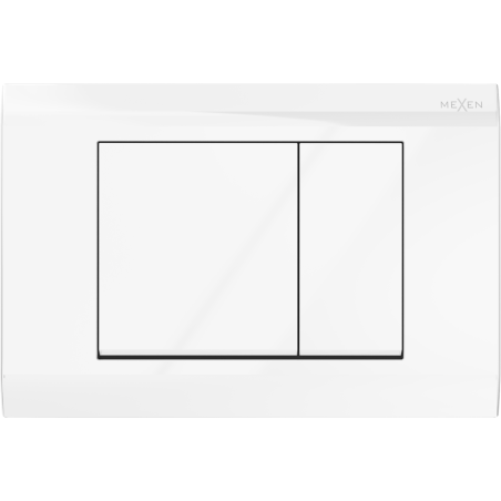 Mexen Fenix 01 öblítőgomb, fehér fényes - 600100