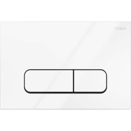 Mexen Fenix 02 öblítőgomb, fényes fehér - 600200