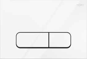 Mexen Fenix 02 buton de spălare, alb lucios - 600200